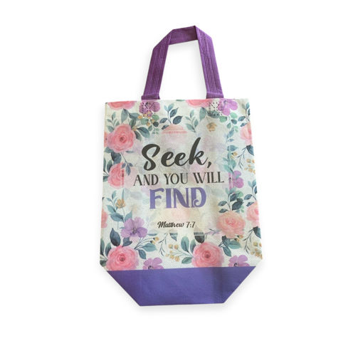 Picture of RELIGIOUS GIFT BAG PURPLE